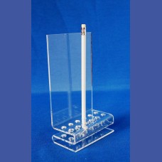 BOLIGRAFOS 12 unds. con portacartel A-6 Vertical <br>Medidas: 105 x 47 x 175 mm<br>